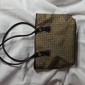Giant Bernini Brown and Tan Purse